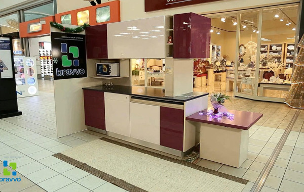 Kitchen “BRAVVO” with elements of  transformation.